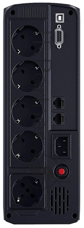 Источник бесперебойного питания UPS CyberPower VP1600ELCD Line-Interactive 1600VA/960W USB/RS-232/RJ11/45 (4 + 1 EURO)