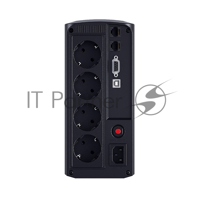 Источник бесперебойного питания UPS CyberPower VP700ELCD Line-Interactive 700VA/390W USB/RS-232/RJ11/45 (4 EURO)