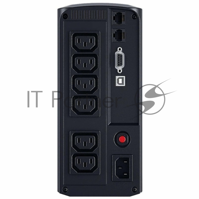 Источник бесперебойного питания UPS CyberPower VP1000EILCD Line-Interactive 1000VA/550W USB/RS-232/RJ11/45 (6 IEC С13)