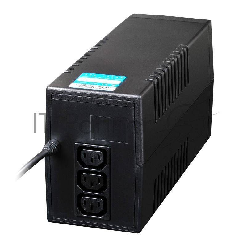 Источник бесперебойного питания Ippon Back Basic 1050 600Вт 1050ВА черный