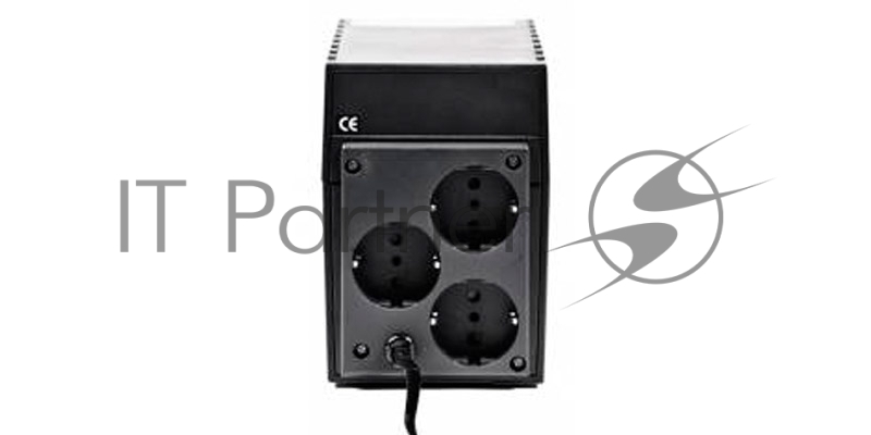 Источник бесперебойного питания Powercom Raptor RPT-800A EURO 480Вт 800ВА черный