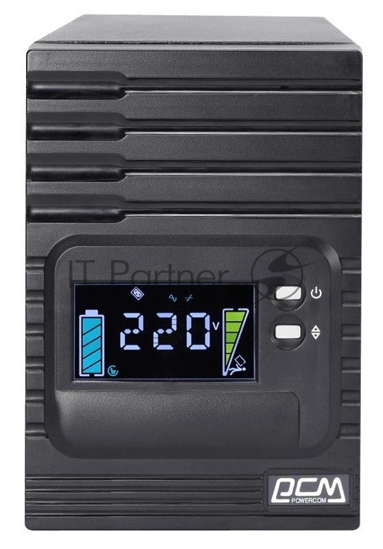 Источник бесперебойного питания Powercom Smart King Pro+ SPT-2000-II LCD 1600Вт 2000ВА черный