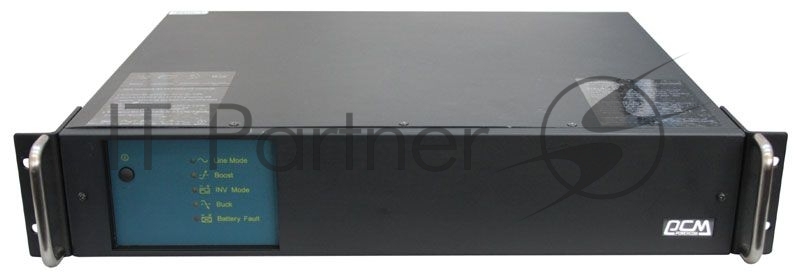 Источник бесперебойного питания Powercom Источник бесперебойного питания Powercom King Pro RM, Интерактивная, 600 ВА / 480 Вт, Rack, IEC, LCD, USB, USB
