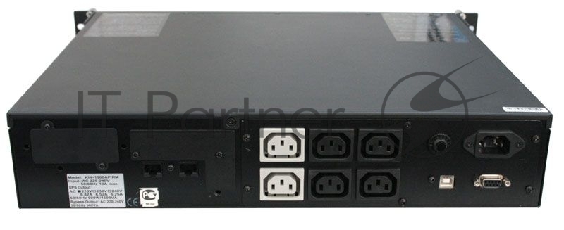 Источник бесперебойного питания Powercom Источник бесперебойного питания Powercom King Pro RM, Интерактивная, 600 ВА / 480 Вт, Rack, IEC, LCD, USB, USB