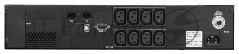 Источник бесперебойного питания Powercom Smart King Pro+ SPR-1500 LCD 1200Вт 1500ВА черный