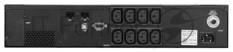 Источник бесперебойного питания Powercom Smart King Pro+ SPR-1500 LCD 1200Вт 1500ВА черный