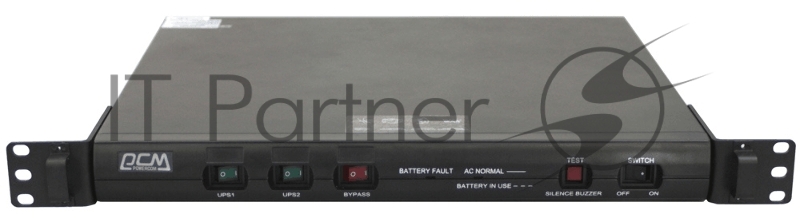 Источник бесперебойного питания Powercom King Pro RackMount UPS 600VA, 1U