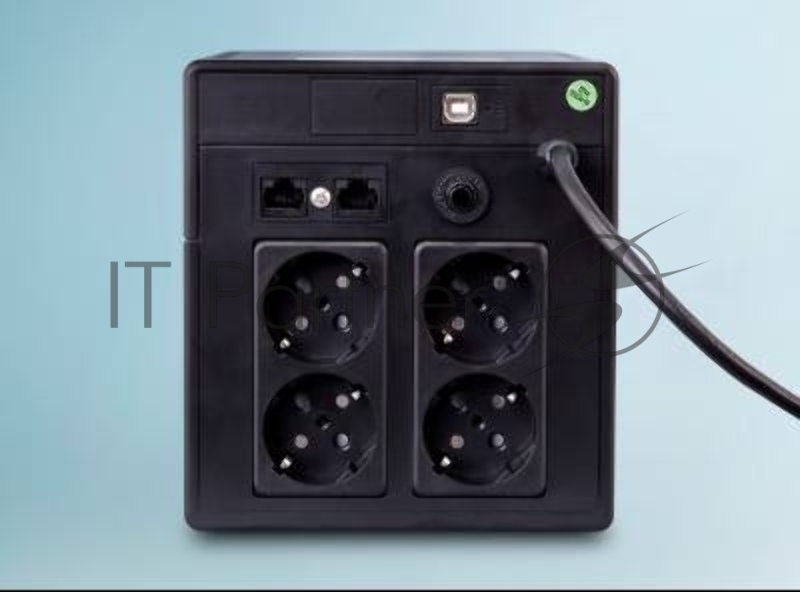 Источник бесперебойного питания PowerMan Smart Sine 1000 black (Pure Sine Wave/LCD Display/USB/Software/RJ11/45)