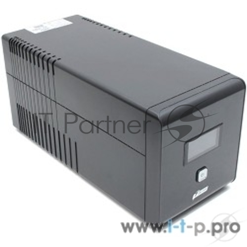 Источник бесперебойного питания PowerMan Smart Sine 1000 black (Pure Sine Wave/LCD Display/USB/Software/RJ11/45)