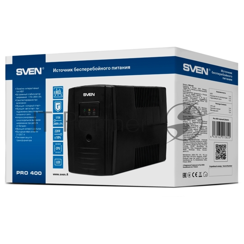 Источник бесперебойного питания SVEN Pro 400