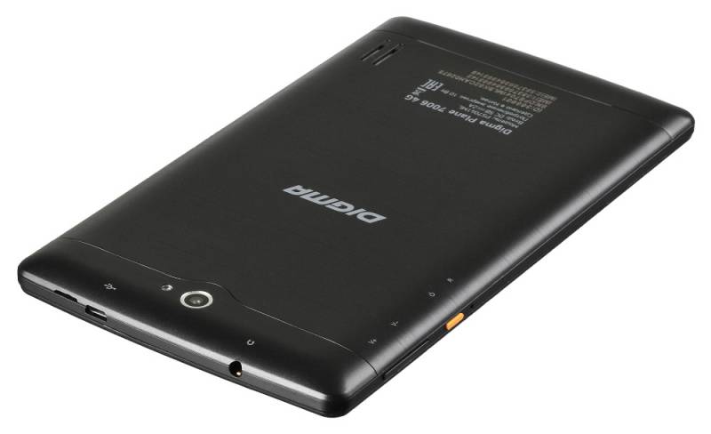 Планшет 7 Digma Plane 7006 4G SC9832 (1.3) 4C/RAM1Gb/ROM8Gb 7 IPS 1024x600/3G/4G/Android 5.1/черный