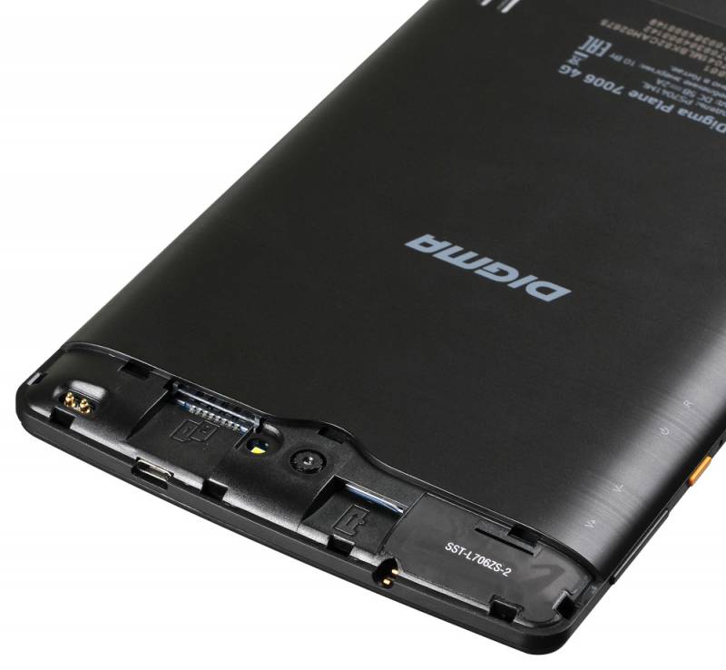 Планшет 7 Digma Plane 7006 4G SC9832 (1.3) 4C/RAM1Gb/ROM8Gb 7 IPS 1024x600/3G/4G/Android 5.1/черный