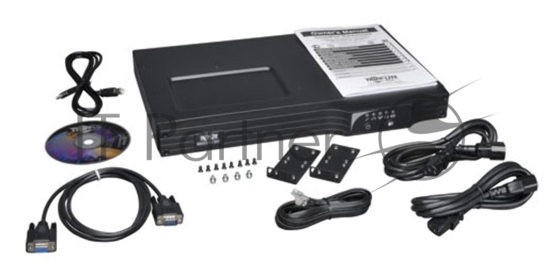 Источник бесперебойного питания Tripplite SmartPro SMX500RT1U 300Вт 500ВА черный