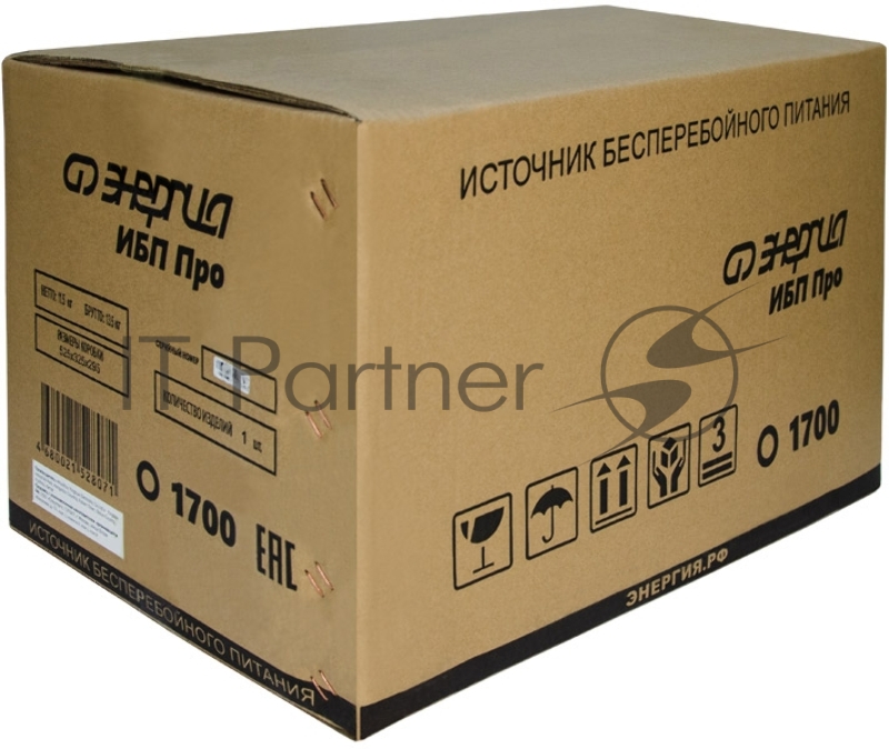 Источник бесперебойного питания ЭНЕРГИЯ Pro-1700 12V выходное напряжение 220В ±5%