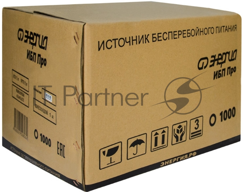 Источник бесперебойного питания ЭНЕРГИЯ Pro-1000 12V выходное напряжение 220В ±5%