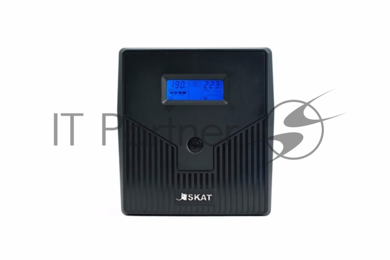 Источник бесперебойного питания SKAT-UPS 1000/600 ИБП 220В 600Вт 2 АКБ 7Ач внутр. меандр. стабилизация напряжения