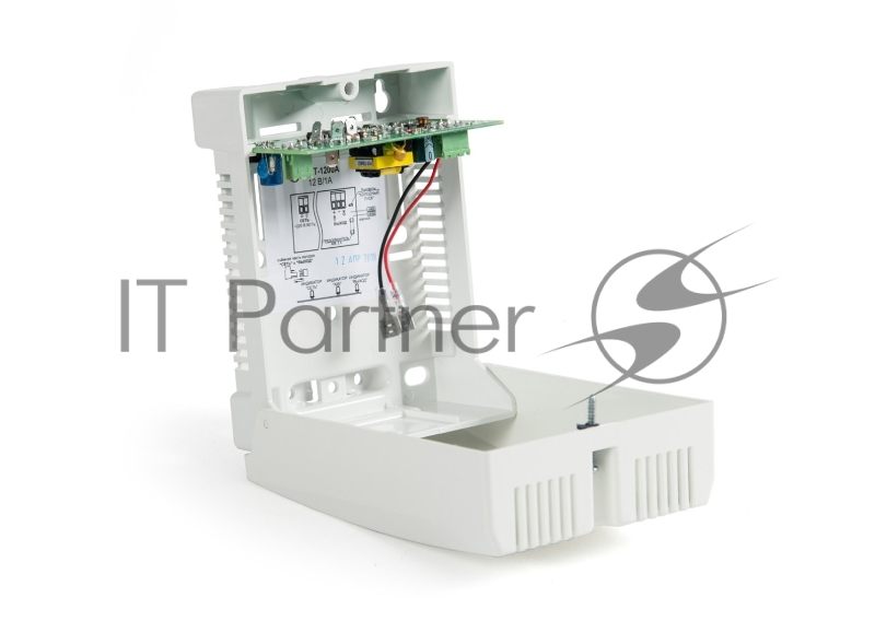 Источник питания СКАТ-1200А, 12В, 1А, корпус пластик под АКБ 1х1,2Ач СС ТР ПБ SKAT-1200A power supply, 12V, 1A, plastic case for battery 1x1.2Ah SS TR PB
