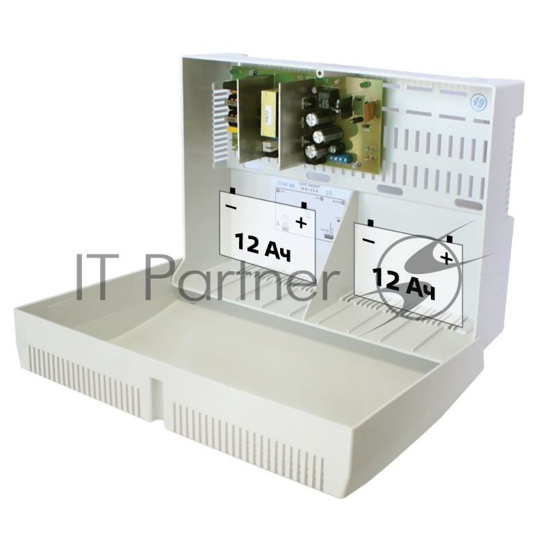 Источник бесперебойного питания СКАТ-2400И7 (24В 4А под 2 АКБ по 12А.ч без АКБ) Бастион 65