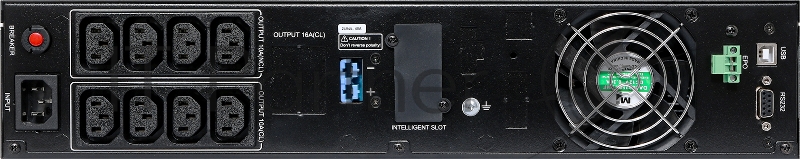 Источник бесперебойного питания UPS Сайбер Электро ПИЛОТ-1500Р Линейно-интерактивный 1500ВА/1350Вт. USB/RS-232/EPO/SNMPslot (8 IEC С13) (12В /7.5Ач. х 4)