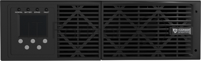 Источник бесперебойного питания UPS Сайбер Электро ЭКСПЕРТ-10000Р Онлайн, Стойка/Напольный 10000ВА/9000Вт. USB/RS-232/SNMP Slot/EPO Клеммная колодка (1) (12В /9Ач. х 16)
