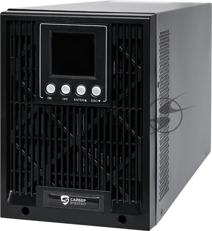 Источник бесперебойного питания UPS Сайбер Электро ЭКСПЕРТ-2000 Онлайн, Напольное исполнение 2000ВА/1600Вт. USB/RS-232/SNMPslo (2 EURO + 2 IEC С13) (12В /7Ач. х 4)