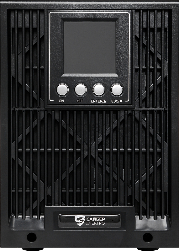 Источник бесперебойного питания UPS Сайбер Электро ЭКСПЕРТ-2000 Онлайн, Напольное исполнение 2000ВА/1600Вт. USB/RS-232/SNMPslo (2 EURO + 2 IEC С13) (12В /7Ач. х 4)