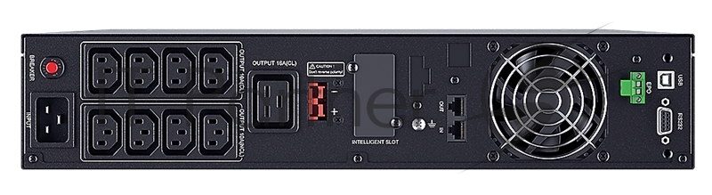 Источник бесперебойного питания UPS Сайбер Электро ЭКСПЕРТ-3000Р Онлайн, Стойка/Напольный 3000ВА/2700Вт. USB/RS-232/SNMP Slot/EPO (8 IEC С13)(1) C19 (12В /9Ач. х 6)