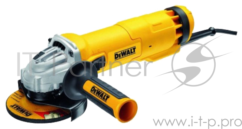Углошлифовальная машина DeWalt DWE4237-QS 1400Вт 11500об/мин рез.шпин.:M14 d=125мм