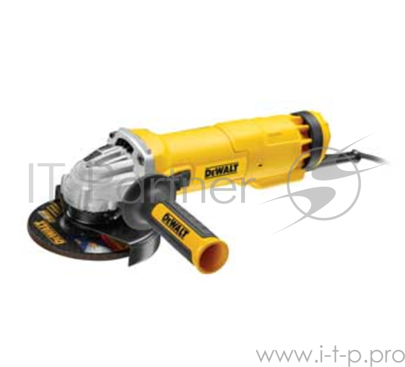 Углошлифовальная машина DeWalt DWE4237-QS 1400Вт 11500об/мин рез.шпин.:M14 d=125мм
