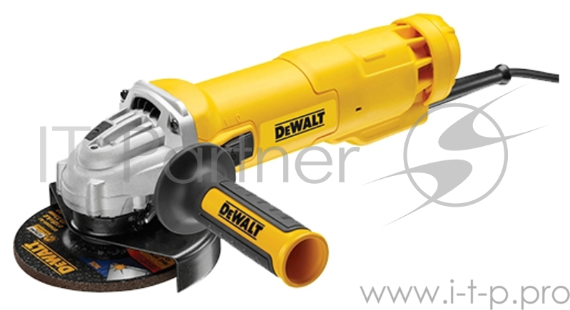 Углошлифовальная машина DeWalt DWE4215-KS 1200Вт 11000об/мин рез.шпин.:M14 d=125мм