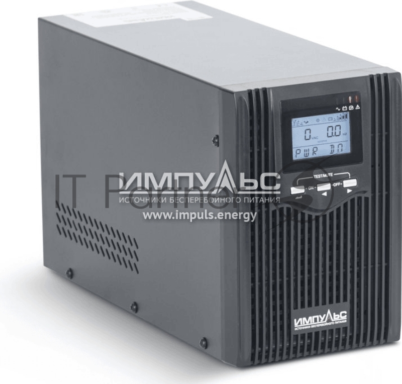 Источник бесперебойного питания Импульс Интерактивная, 1000 ВА / 800 Вт, Tower, IEC, LCD, USB, USB, SmartSlot