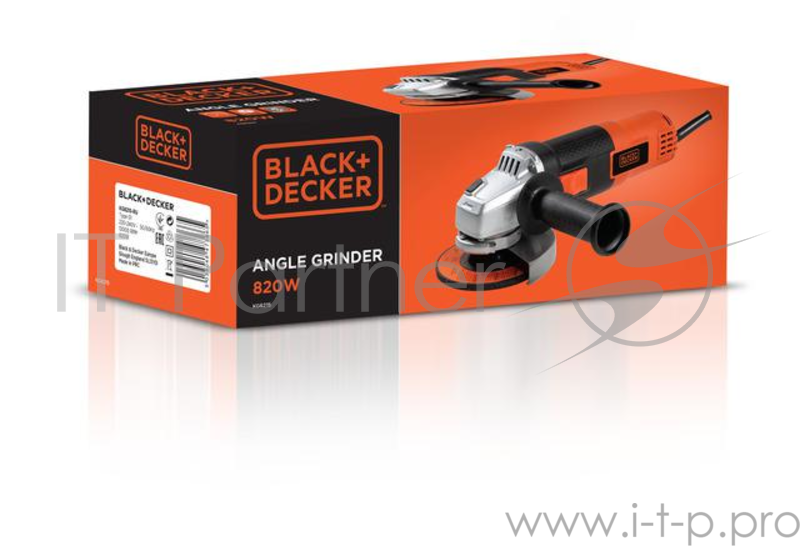 Углошлифовальная машина Black & Decker KG8215-RU 820Вт 10000об/мин рез.шпин.:M14 d=115мм