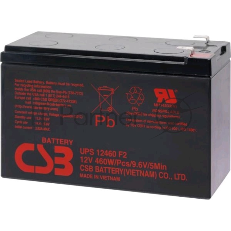Батарея CSB 12460 (12V 9Ah)