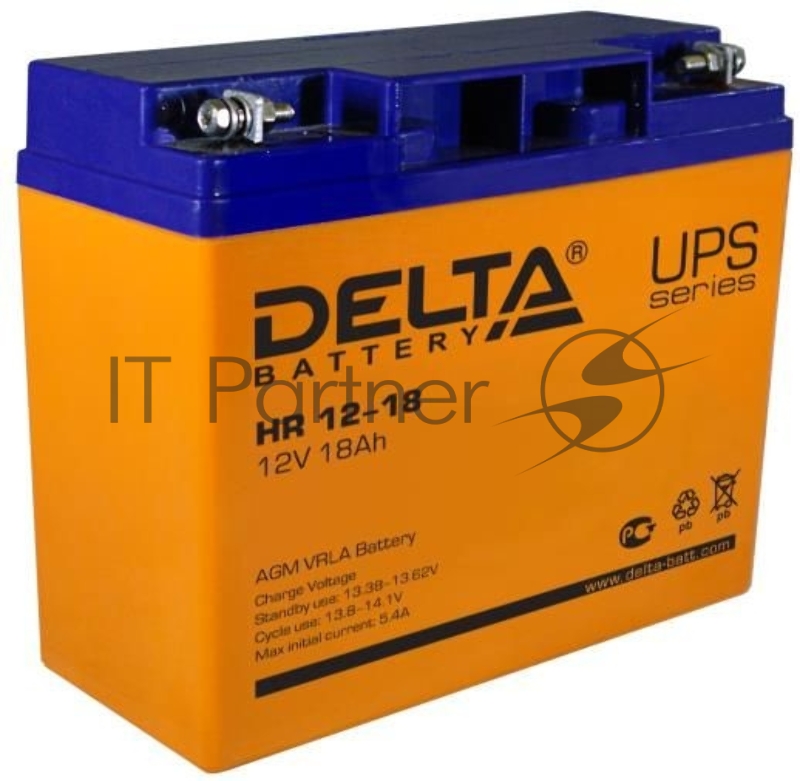 Батарея Delta HR 12-18 (12V, 18Ah)
