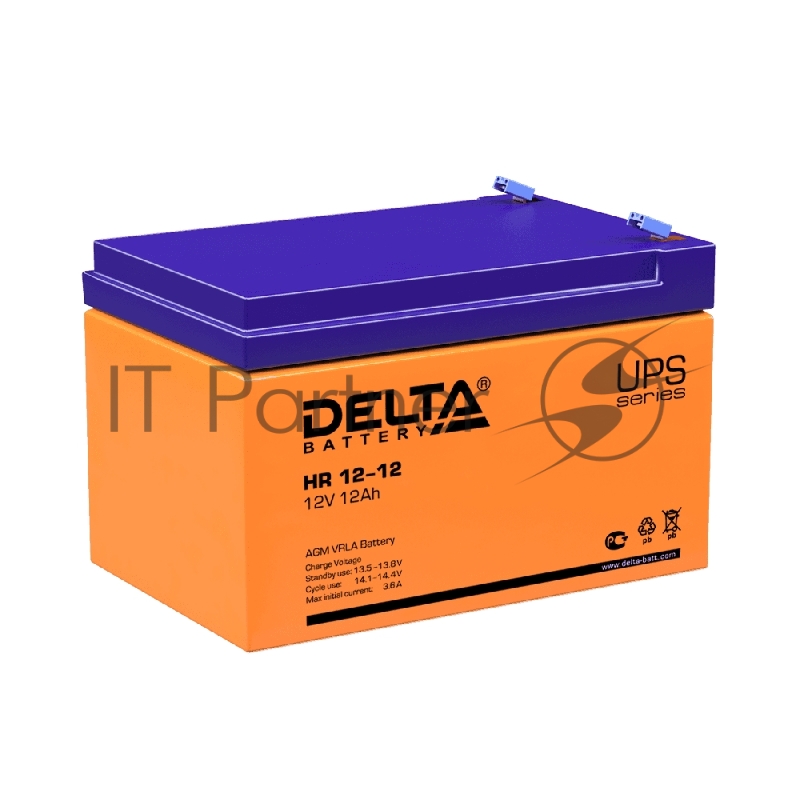 Батарея Delta HR 12-12 (12V, 12Ah)