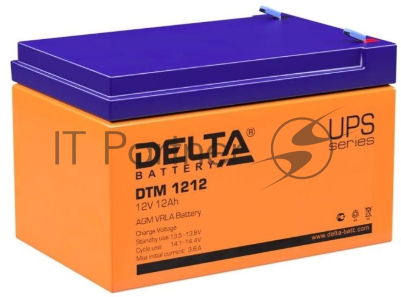 Батарея Delta DTM 1212 (12V, 12Ah)