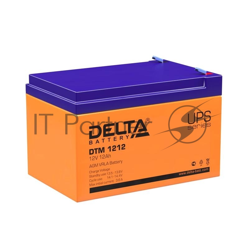 Батарея Delta DTM 1212 (12V, 12Ah)