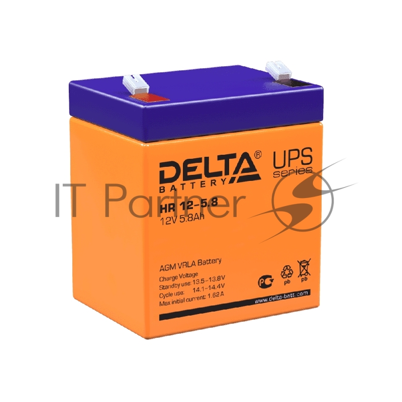 Батарея Delta HR 12-5.8 (12V, 5.8Ah)