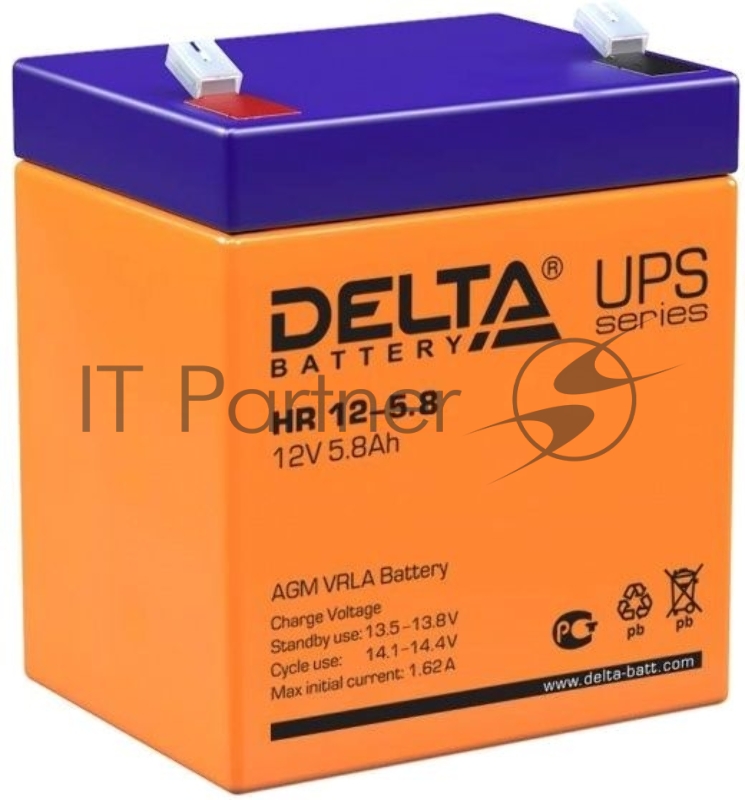 Батарея Delta HR 12-5.8 (12V, 5.8Ah)