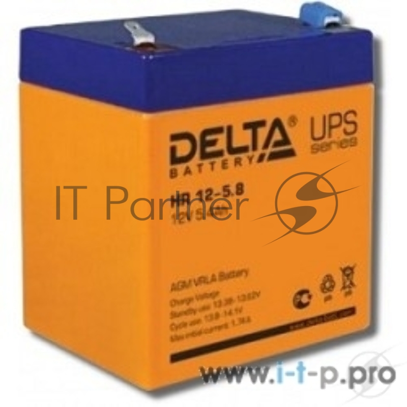 Батарея Delta HR 12-5.8 (12V, 5.8Ah)