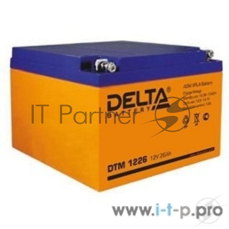 Батарея Delta DTM 1226 (12V, 26Ah)