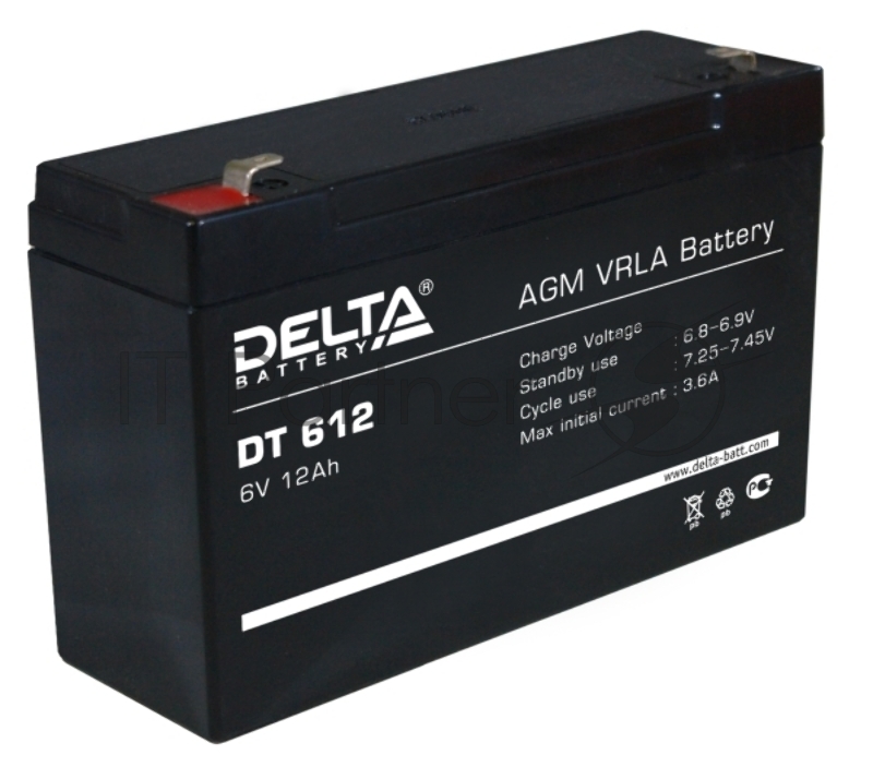 Батарея Delta DT 612 (6V 12Ah)
