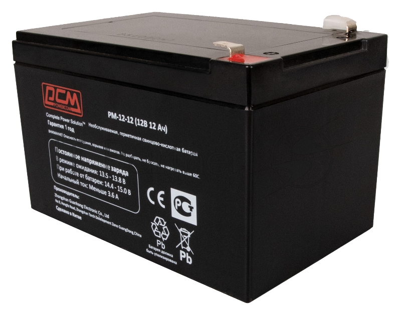 Батарея Powercom PM-12-12 (12V 12Ah)