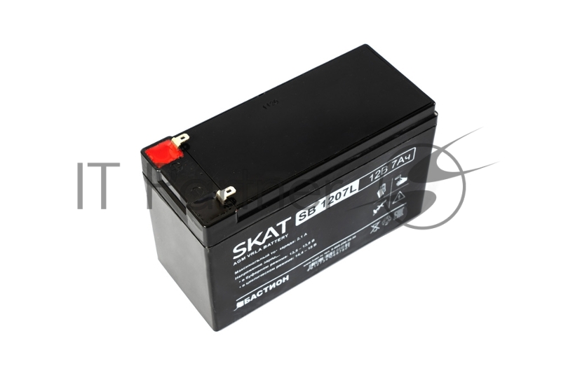 Аккумулятор свинцово-кислотный SKAT SB 1207L SKAT SB 1207L, 12В, 7Ач