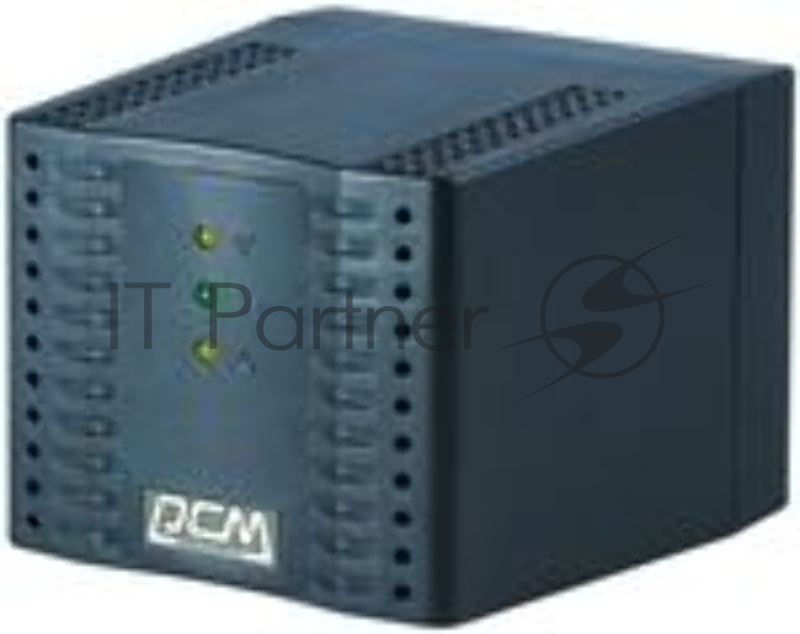 Стабилизатор напряжения Powercom TCA-1200 600Вт 1200ВА черный