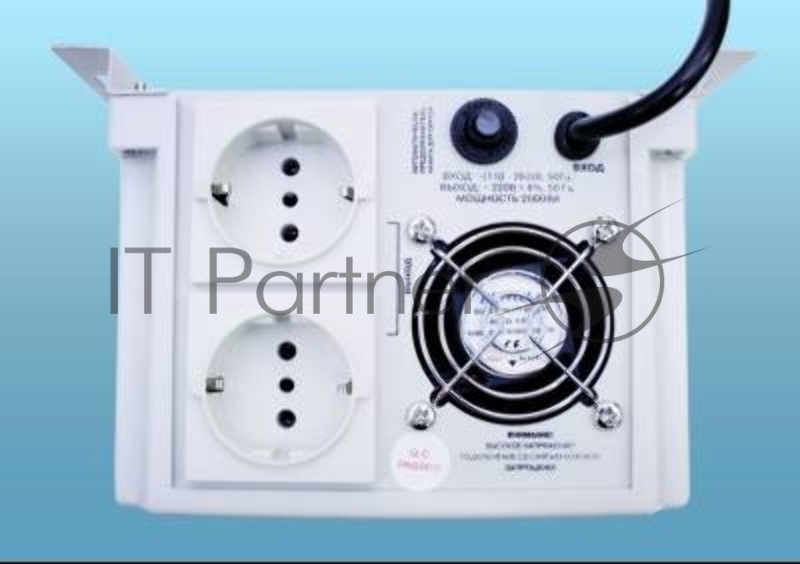 Стабилизатор напряжения Powerman AVS-P Voltage Regulator 3000VA, Digital Indication, Wall Mount, Hardwire Input/Output, 230V, 1 year warranty, White