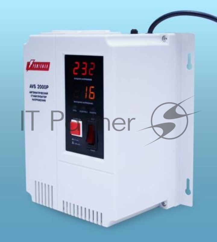 Стабилизатор напряжения Powerman AVS-P Voltage Regulator 3000VA, Digital Indication, Wall Mount, Hardwire Input/Output, 230V, 1 year warranty, White