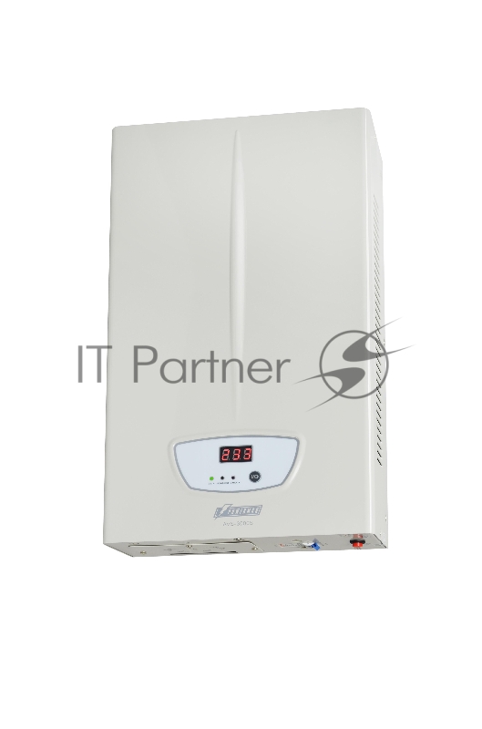 Стабилизатор POWERMAN AVS 3000S, ступенчатый регулятор, цифровые индикаторы уровней напряжения, 3000ВА, 140-260В, максимальный входной ток 20А, клеммная колодка, IP-20, навесного исполнения, 430мм х 250мм х 80мм, 7,16 кг. Stabilizer POWERMAN AVS 3000