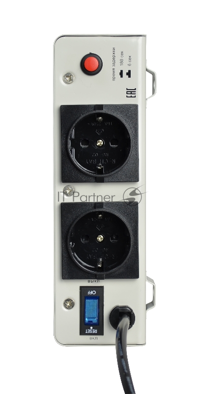 Стабилизатор POWERMAN AVS 2000S, ступенчатый регулятор, цифровые индикаторы уровней напряжения, 2000ВА, 140-260В, максимальный входной ток 15А, 2 евророзетки, IP-20, навесного исполнения, 310мм х 200мм х 68мм, 4,89 кг. Stabilizer POWERMAN AVS 2000S,