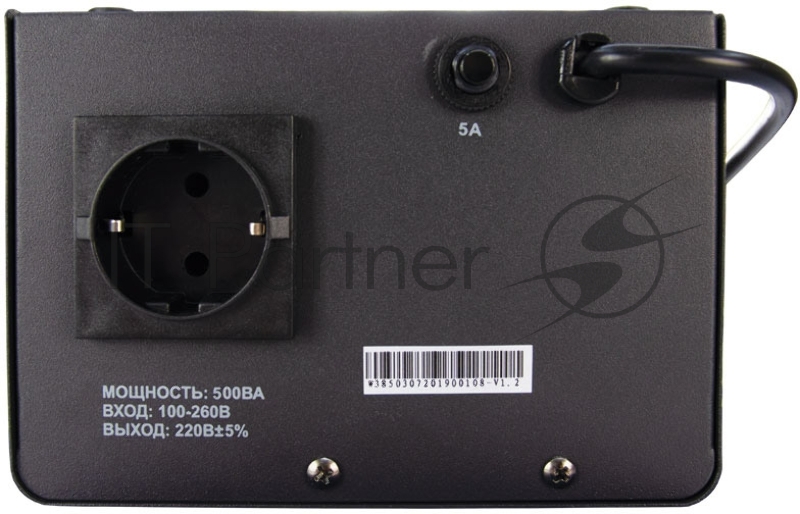 Cтабилизатор ЭНЕРГИЯ VOLTRON-500 Е0101-0153 вход: 105-265В, погрешность: 5%, КПД: 98%